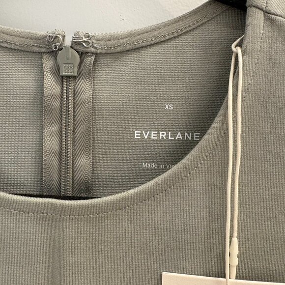 Dream Shift Dress in Sage Green - Picture 2 of 3